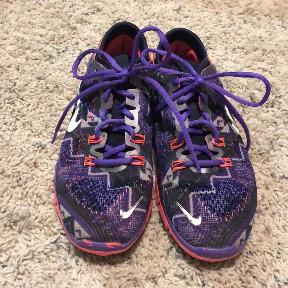 Nike Free's-purple and pink